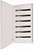 Шкаф BF-U-5/120-C встраиваемый 120 модулей белый IP30 283050 (Eaton/Moeller)